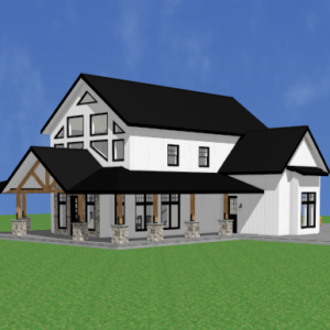 Peaceful Valley 2387 Sq. Ft. House Plan